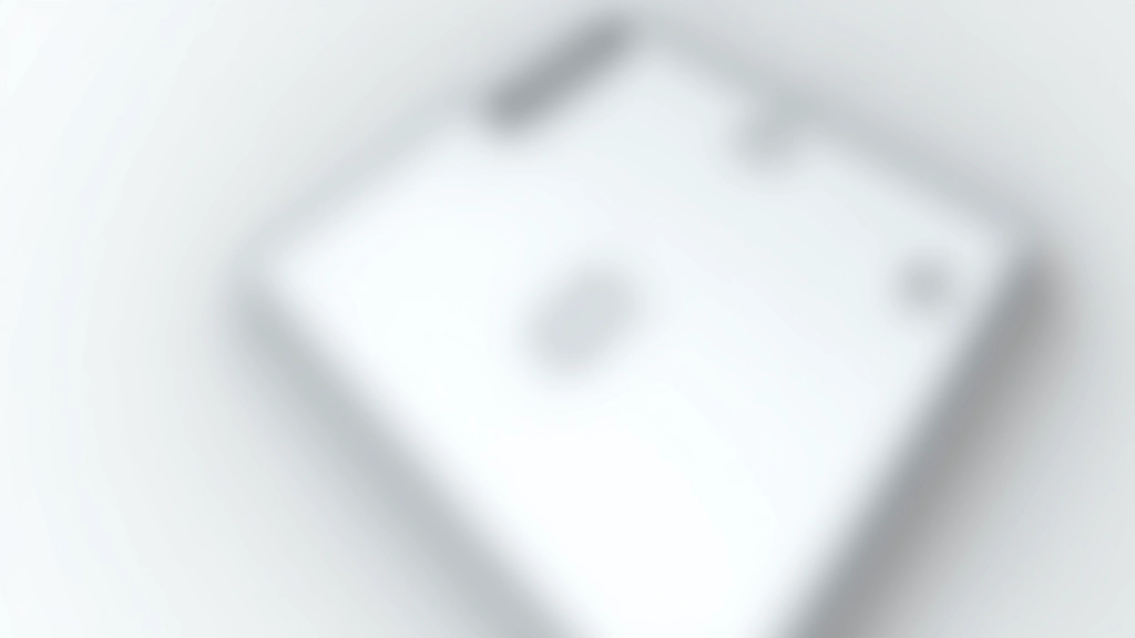 Nahaufnahme eines Smartphone-Bildschirms mit Hamburger-Menü-Symbol