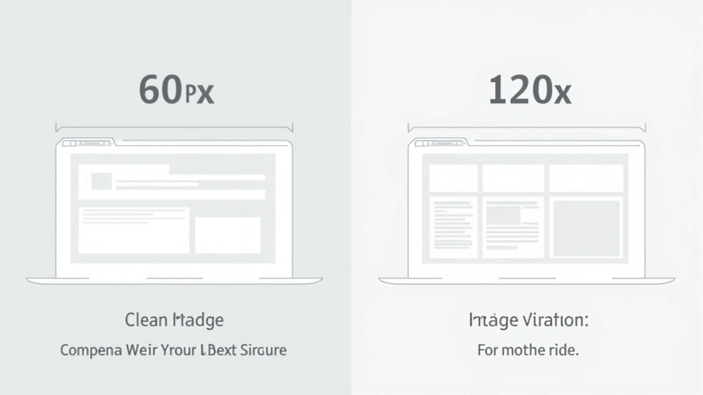 Design-Vergleich: Guter Sticky Header mit 60px Höhe neben schlechtem Header mit 120px Höhe und wenig Lesefläche