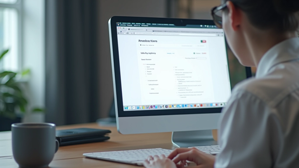 Sticky Header bleibt am oberen Bildschirmrand während der Nutzer scrollt